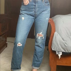 Levi’s “mom jeans” 501